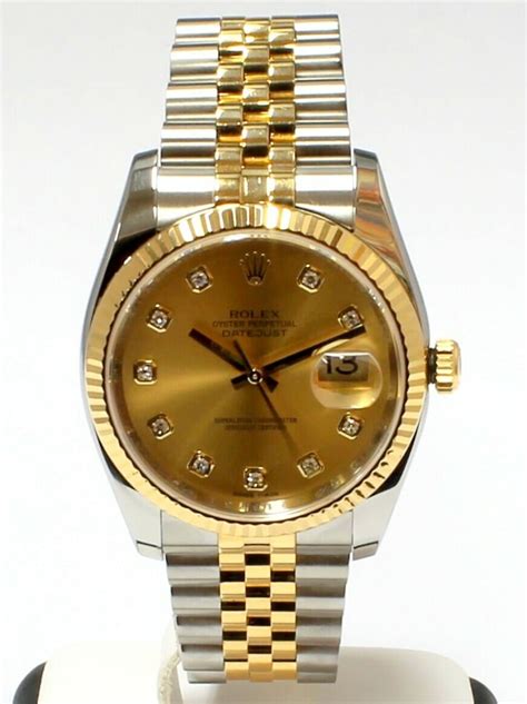 rolex two tone bracelet